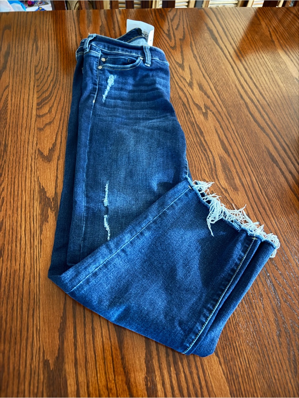 Liverpool Crop straight leg Jeans. Size 28/6
